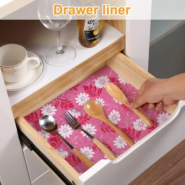 Pink_Floral_Non-Slip_Drawer_Liner_Roll