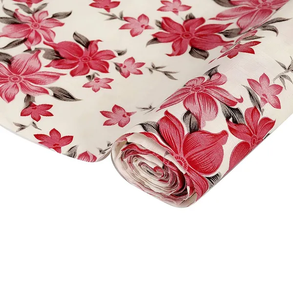 White_&_Pink_Floral_Decorative_Shelf_Roll