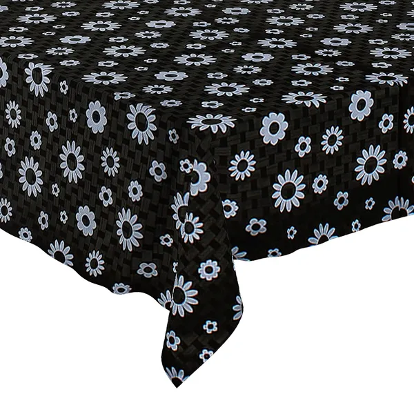 Black_Polyester_Black_Floral_Print_4-Seater_Dining_Table_Cover_Pack_of_2