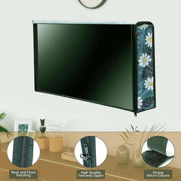 Blue_Polyester_Blue_Floral_Print_Tv_Cover_Pack_of_2