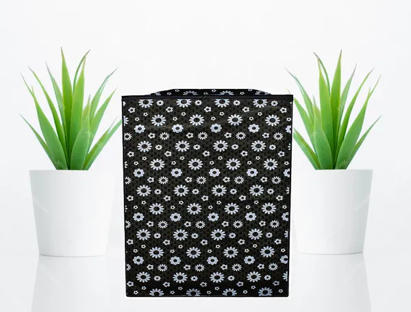 Black_Polyester_Black_Floral_Print_Semi-Automatic_Washing_Machine_Cover