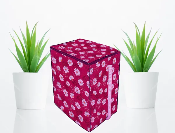 Pink_Floral_Semi-Automatic_Washing_Machine_Cover