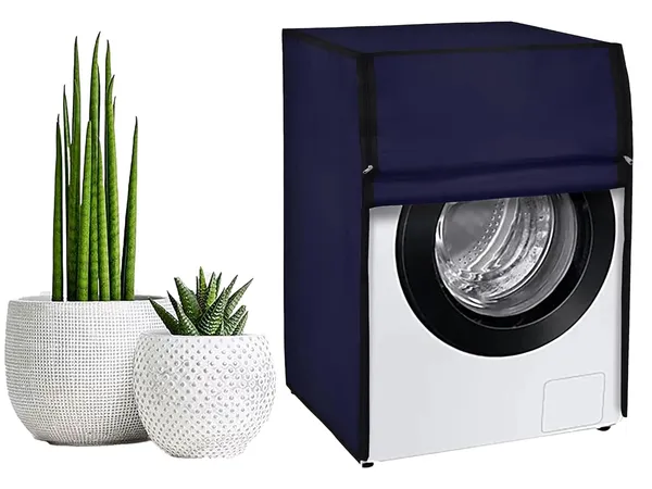 Navy_Blue_Plain_Front_Load_Washing_Machine_Cover