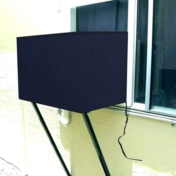 Blue_Plain_Window_AC_Protective_Cover