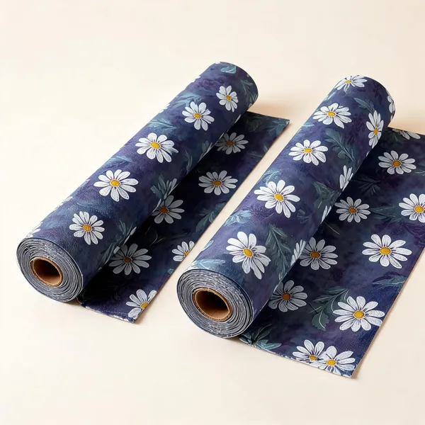 Blue_Polyester_Blue_Floral_Print_Kitchen_Drawer_Shelf_Liner_Roll_Pack_of_2