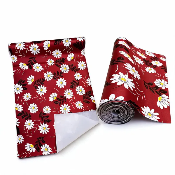 Pink_Polyester_Floral_Print_Pink_Kitchen_Shelf_Liner_Roll_Pack_of_2