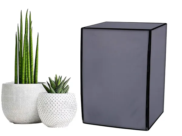 Grey_Plain_Front_Load_Washing_Machine_Cover