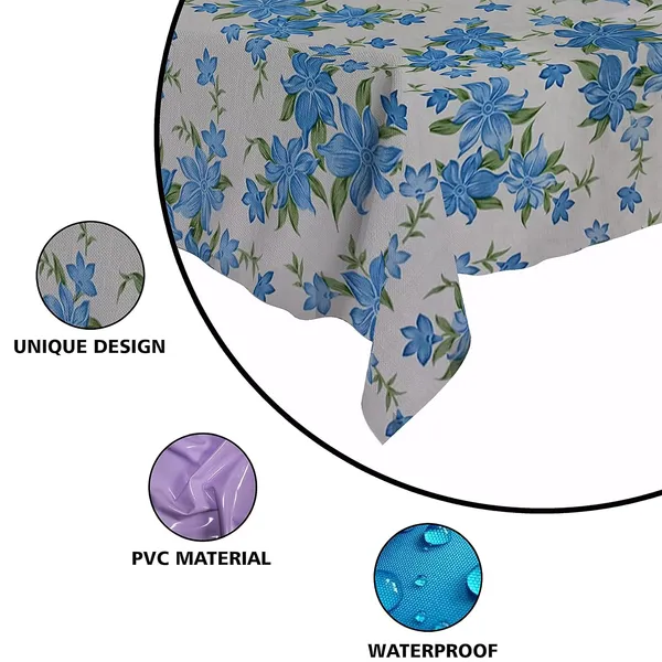 Blue_And_White_Pvc_Blue_White_Floral_Print_4-Seater_Tablecloth_Pack_of_2