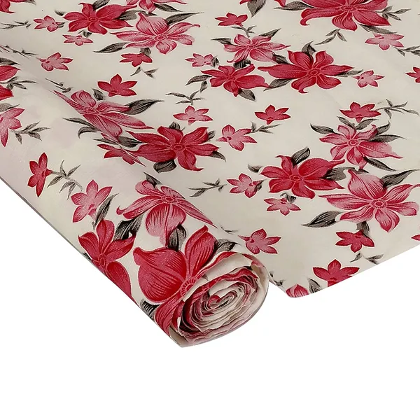 White_&_Pink_Floral_Decorative_Shelf_Roll