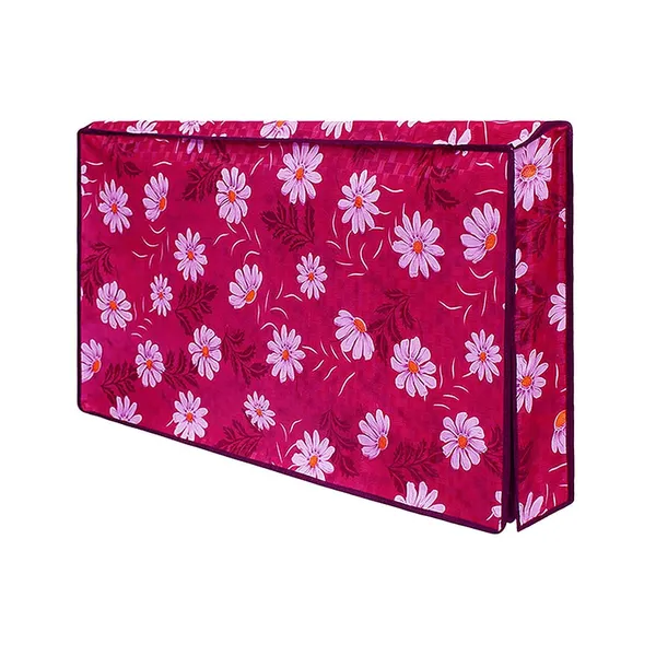 Pink_Floral_Fabric_TV_Cover