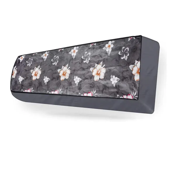 Grey_Floral_Split_AC_Cover