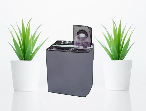 Grey_Plain_Semi-Automatic_Washing_Machine_Cover