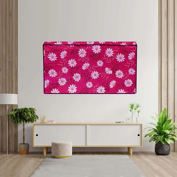 Pink_Floral_Fabric_TV_Cover