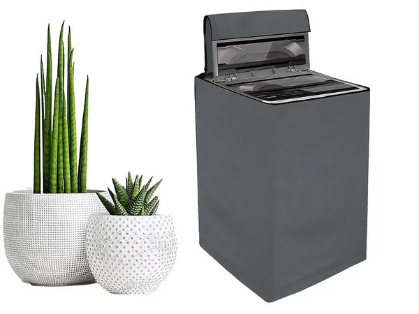 Dark_Grey_Plain_Top_Load_Washing_Machine_Cover