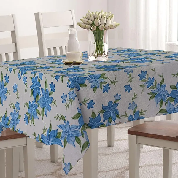 Blue_And_White_Pvc_Blue_White_Floral_Print_4-Seater_Tablecloth_Pack_of_2