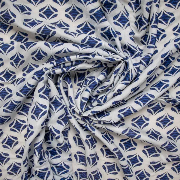 White_Blue_Geometrical_Print_Russian_Silk_Fabric_Default_Title