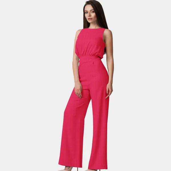 Solid_Red_Color_Plain_Georgette_Fabric_Default_Title