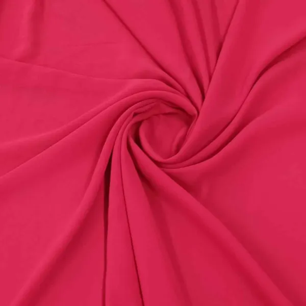 Solid_Red_Color_Plain_Georgette_Fabric_Default_Title