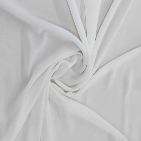 White_Solid_Georgette_Fabric_Default_Title