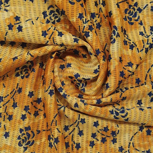 Yellow_Blue_Floral_Print_Knitted_Lycra_Fabric_Default_Title
