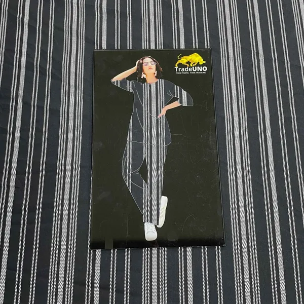 Black_White_Stripe_Semi_Rayon_Fabric_Default_Title