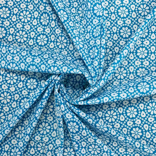 Sky_Blue_White_Traditional_Print_Cotton_Fabric_Default_Title