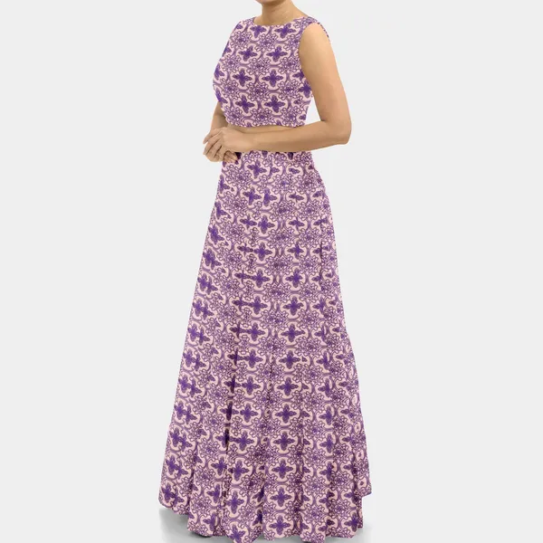 Amethyst_Purple_Floral_Print_Crochet_Fabric_Default_Title