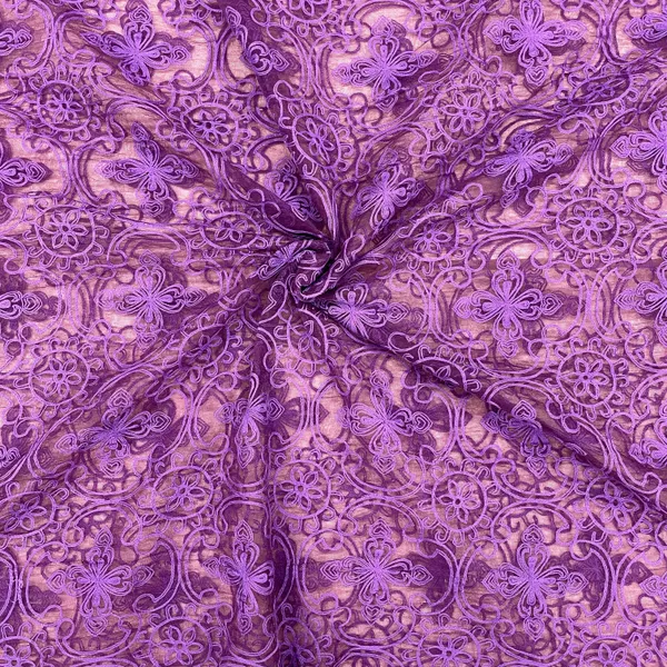 Amethyst_Purple_Floral_Print_Crochet_Fabric_Default_Title