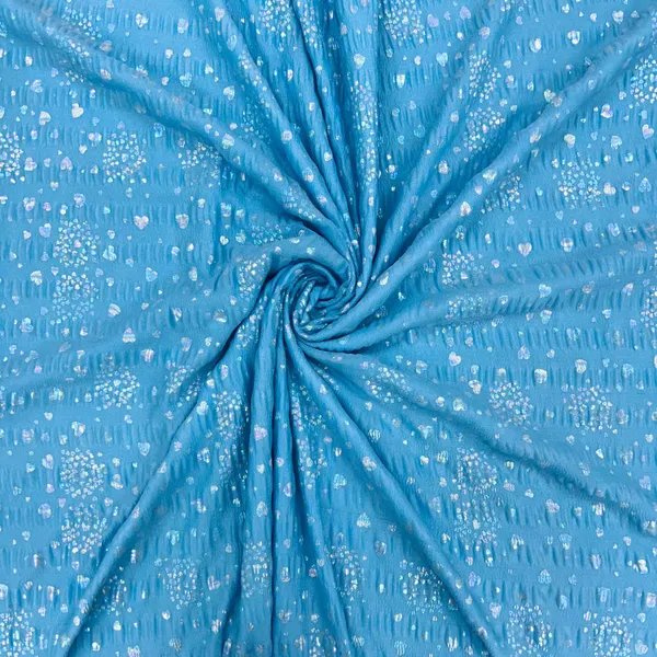 Sky_Blue_Foil_Print_Knitted_Lycra_Fabric_Default_Title