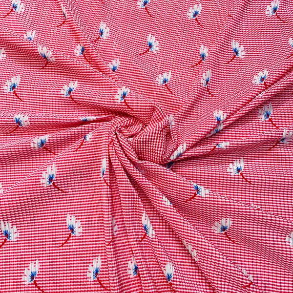 Red_Stripes_Floral_Pleated_Knitted_Satin_Fabric_Default_Title