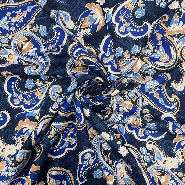 Navy_Blue_With_Blue_Paisley_Print_Rayon_Fabric_Default_Title