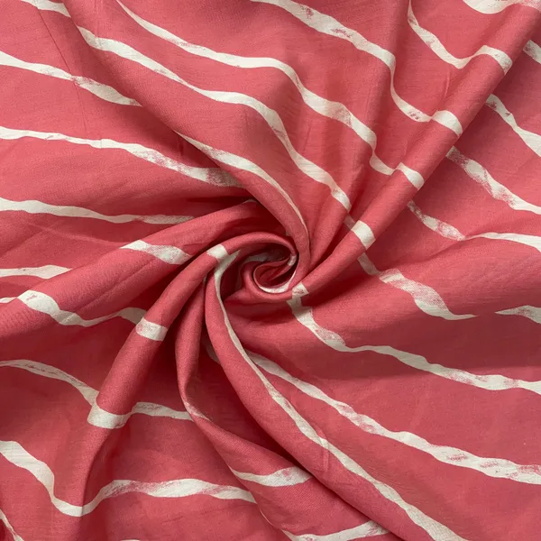 Pink_With_White_Stripes_Chanderi_Silk_Fabric_Default_Title