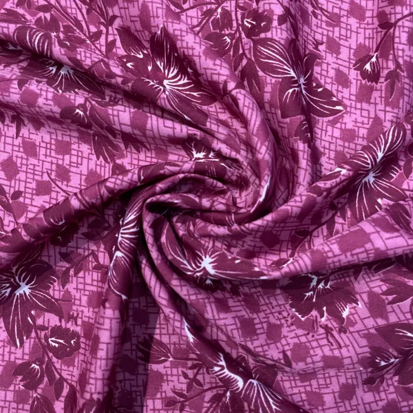 Light_Pink_With_Maroon_Floral_Crepe_Fabric_Default_Title