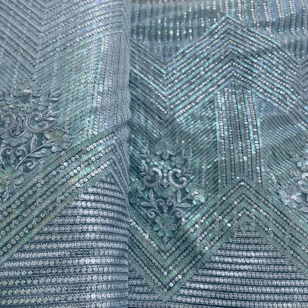 Sky_Blue_Sequins_Embroidery_Net_Fabric_Default_Title