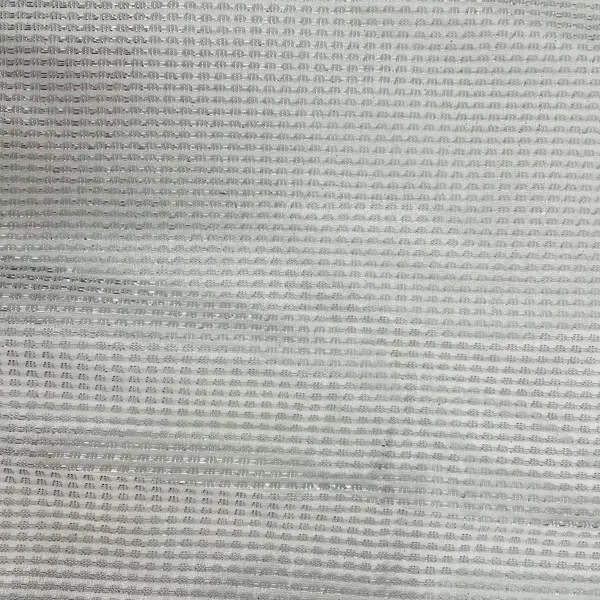 White_With_Silver_Stripes_Shimmer_Imported_Knit_Fabric_Default_Title
