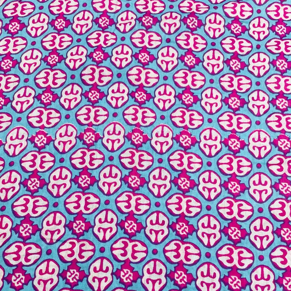 Blue_Pink_Geometerical_Print_Cotton_Fabric_Default_Title