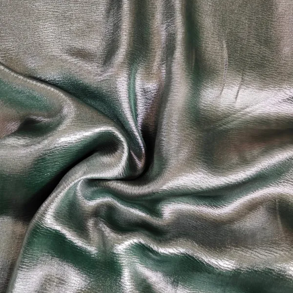 Green_With_Silver_Solid_Gold_Shimmer_Georgette_Satin_Default_Title