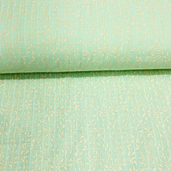 Green_Golden_Floral_With_Lurex_Cotton_Default_Title