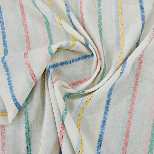 Off_White_Multicolor_Stripe_With_Lurex_Cotton_Default_Title