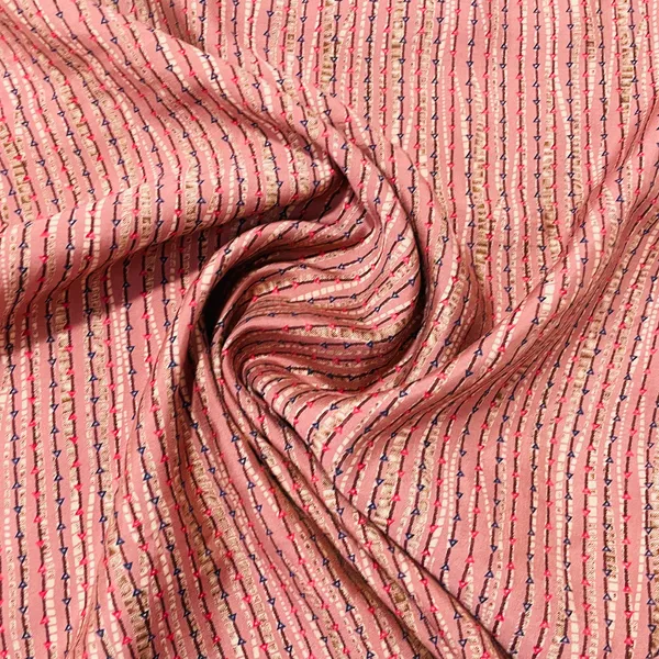 Peach_Pink_Multicolor_Stripe_Print_Chanderi_Silk_Fabric_12050_Default_Title