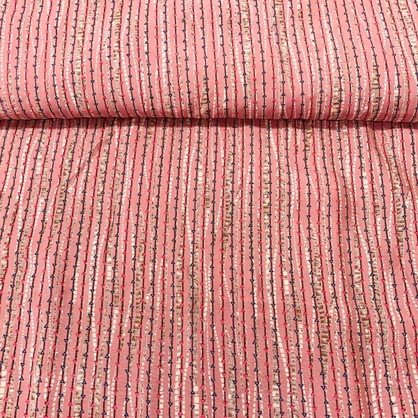 Peach_Pink_Multicolor_Stripe_Print_Chanderi_Silk_Fabric_12050_Default_Title