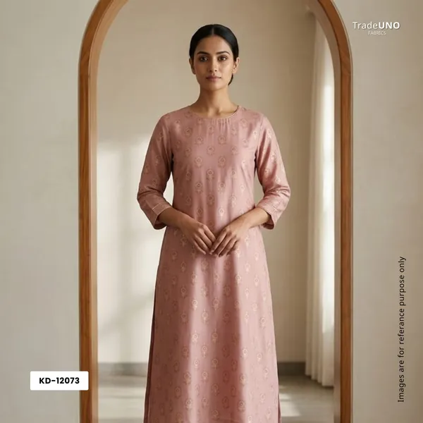 Peach_Pink_Floral_Foil_Print_Chanderi_Silk_Fabric_Kd_12073_Default_Title