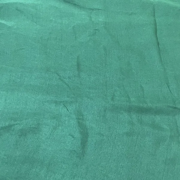 Premium_Forest_Green_Solid_Bemberg_Silk_Fabric_Default_Title