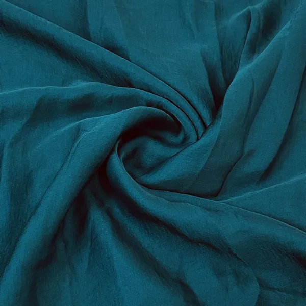 Premium_Teal_Green_Solid_Bemberg_Silk_Fabric_Default_Title