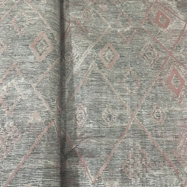 Classic_Light_Brown_Geometrical_Print_Tussar_Silk_Fabric_Default_Title