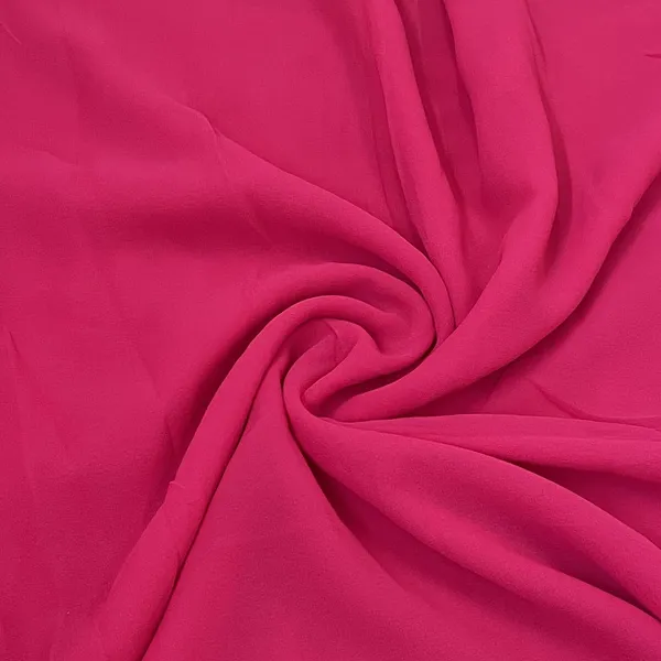 Classic_Dark_Punch_Pink_Solid_Georgette_Fabric_Default_Title