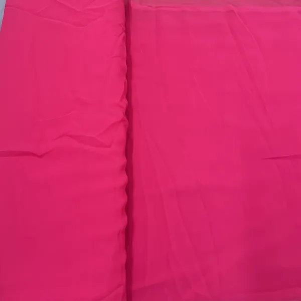 Classic_Dark_Punch_Pink_Solid_Georgette_Fabric_Default_Title