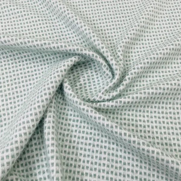 Classic_Green_White_Check_Print_Woollen_Tweed_Lycra_Fabric_Default_Title