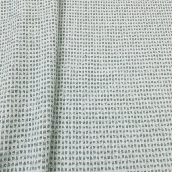 Classic_Green_White_Check_Print_Woollen_Tweed_Lycra_Fabric_Default_Title