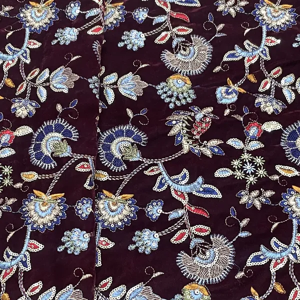 Classic_Maroon_Floral_Sequins_Embroidery_Velvet_Fabric_Default_Title